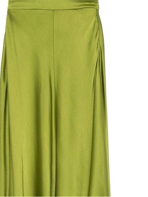 Fern green silk satin skirt FORTE FORTE | 9919FELCE